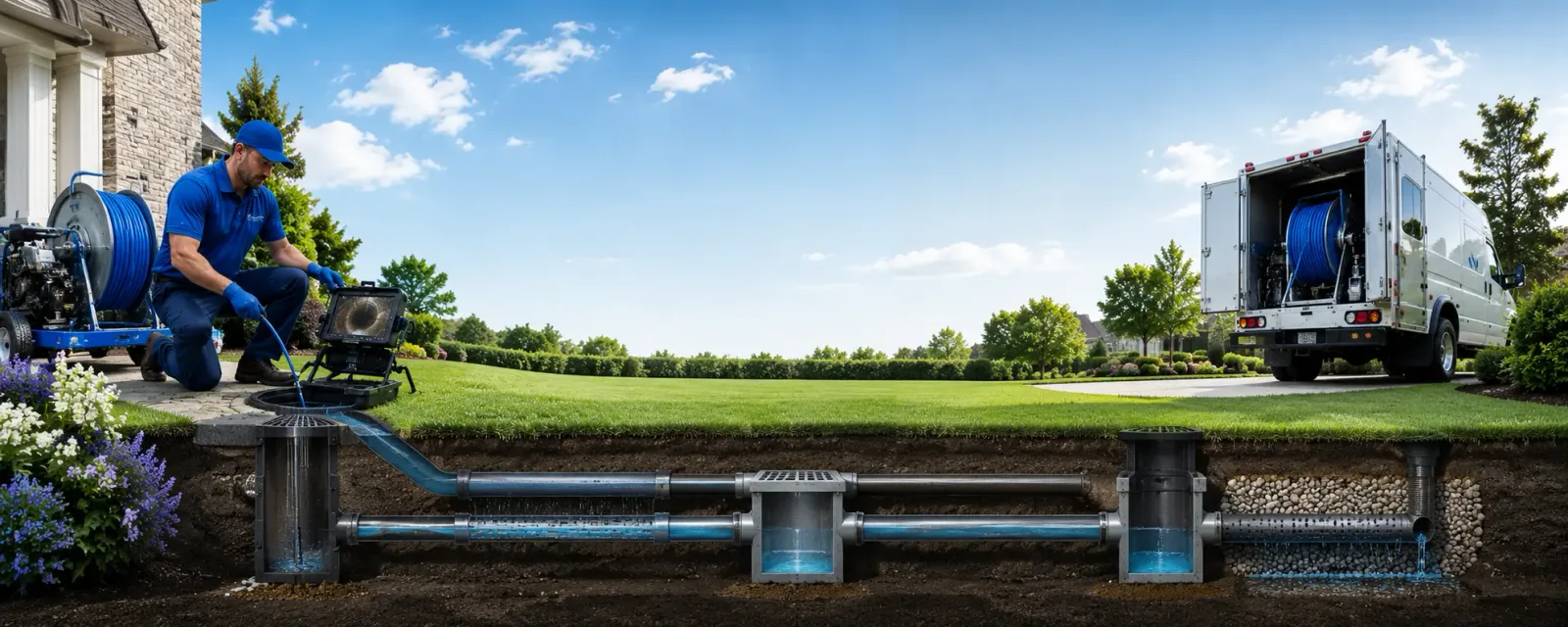 Outdoor drain cleaning information for Smallwood, NY